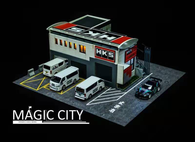 Magic City 1:64 Sapparo HKS Factory (A)