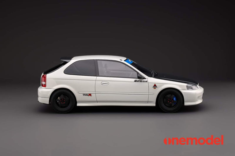 One Model 1:18 Honda Civic Type-R EK9 Spoon Sports Version White