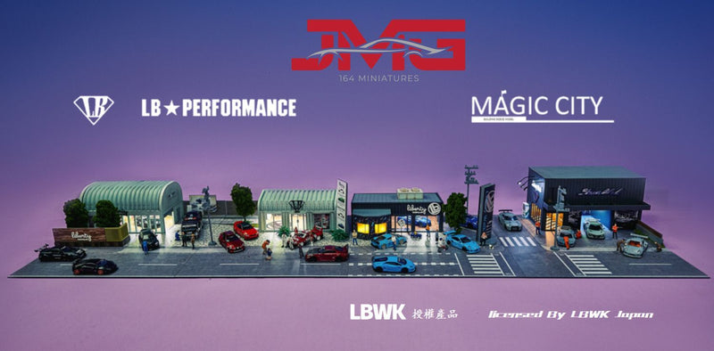 Magic City 1:64 Japan LBWK Headquarters White Dome Exhibition Hall