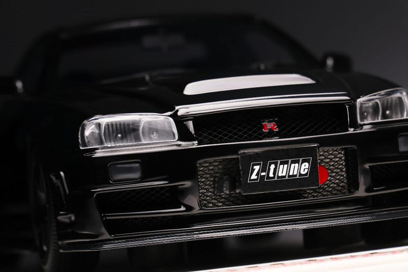 One Model 1:18 Nissan Skyline R34 Z-Tune in Black Pearl