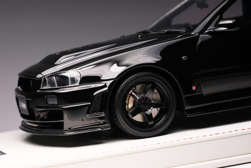 One Model 1:18 Nissan Skyline R34 Z-Tune in Black Pearl