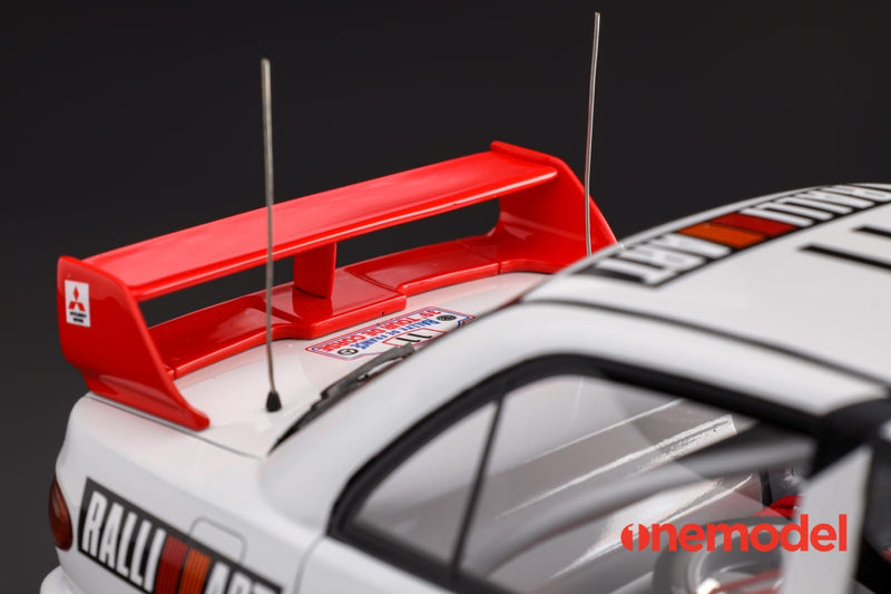 One Model 1:18 Mitsubishi Lancer EVO III WRC Racing Version