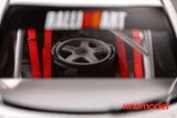 One Model 1:18 Mitsubishi Lancer EVO III WRC Racing Version