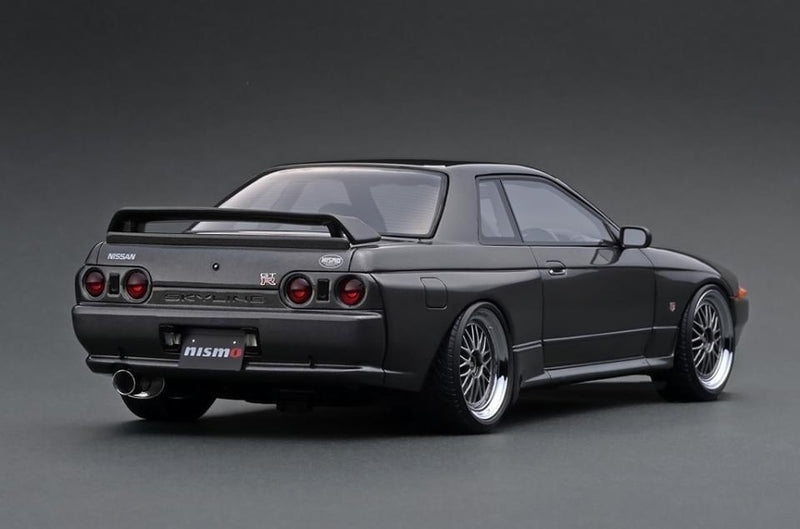 Ignition Model 1:18 Nissan Skyline GT-R NISMO R32 Gun Gray Metallic with BBS Wheels