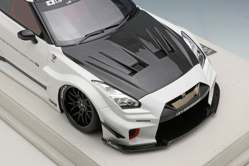 Nissan Skyline GT-R Liberty Walk Silhouette Works GT 35GT-RR in Pearl White