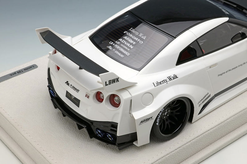 Nissan Skyline GT-R Liberty Walk Silhouette Works GT 35GT-RR in Pearl White