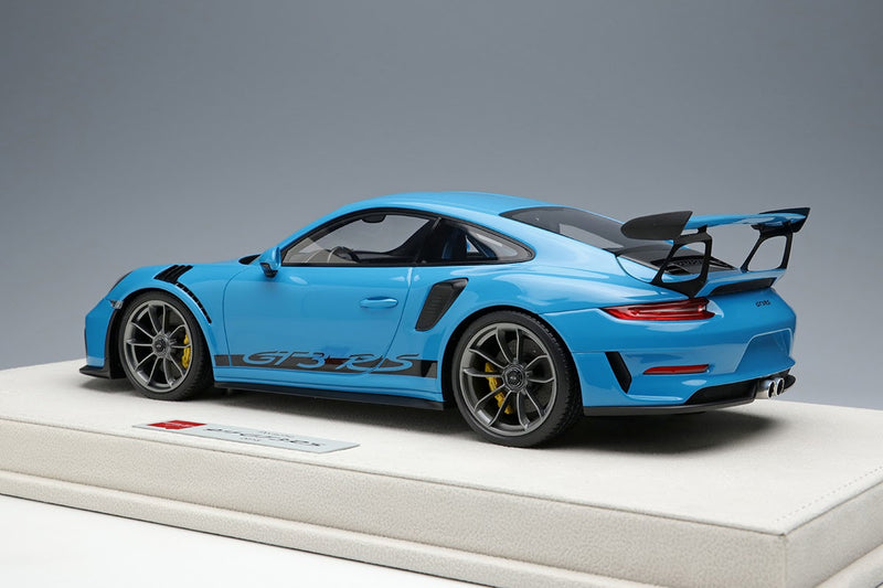 Make Up Co., Ltd / EIDOLON 1:18 Porsche 911 (991.2) GT3 RS 2018 in Miami Blue