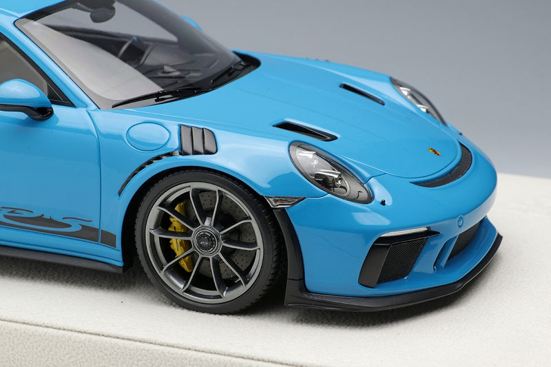 Make Up Co., Ltd / EIDOLON 1:18 Porsche 911 (991.2) GT3 RS 2018 in Miami Blue