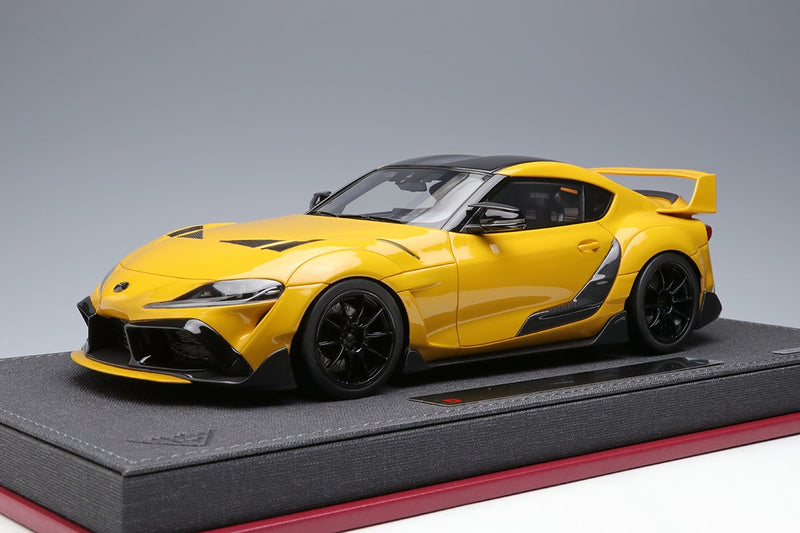 Make Up Co., Ltd / IDEA 1:18 Toyota GR Supra TRD 3000GT Concept Car 2019 in Lightning Yellow