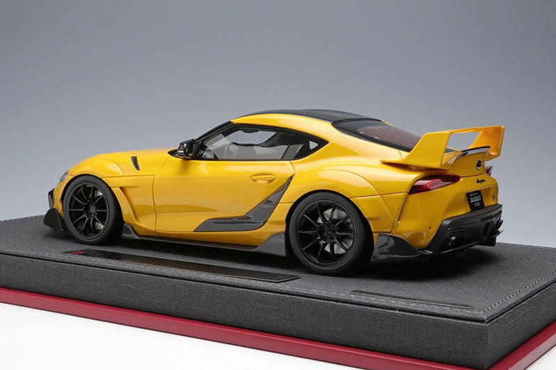 Make Up Co., Ltd / IDEA 1:18 Toyota GR Supra TRD 3000GT Concept Car 2019 in Lightning Yellow