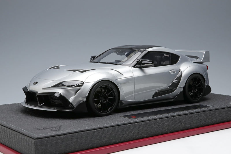 Make Up Co., Ltd / IDEA 1:18 Toyota GR Supra TRD 3000GT Concept Car 2019 in Silver Metallic