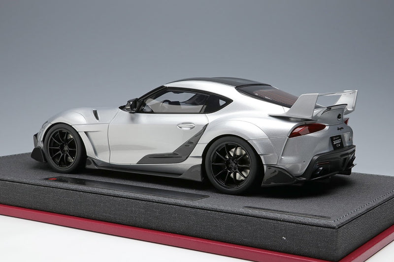 Make Up Co., Ltd / IDEA 1:18 Toyota GR Supra TRD 3000GT Concept Car 2019 in Silver Metallic