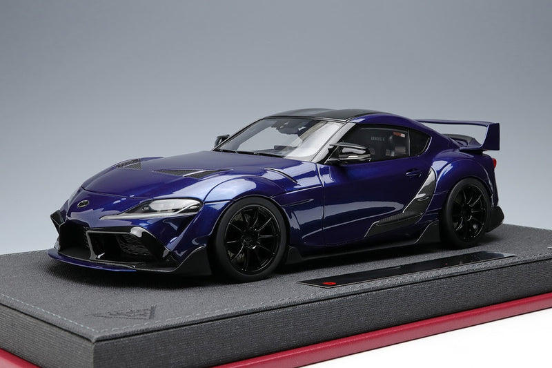 Make Up Co., Ltd / IDEA 1:18 Toyota GR Supra TRD 3000GT Concept Car 2019 in Deep Blue Metallic