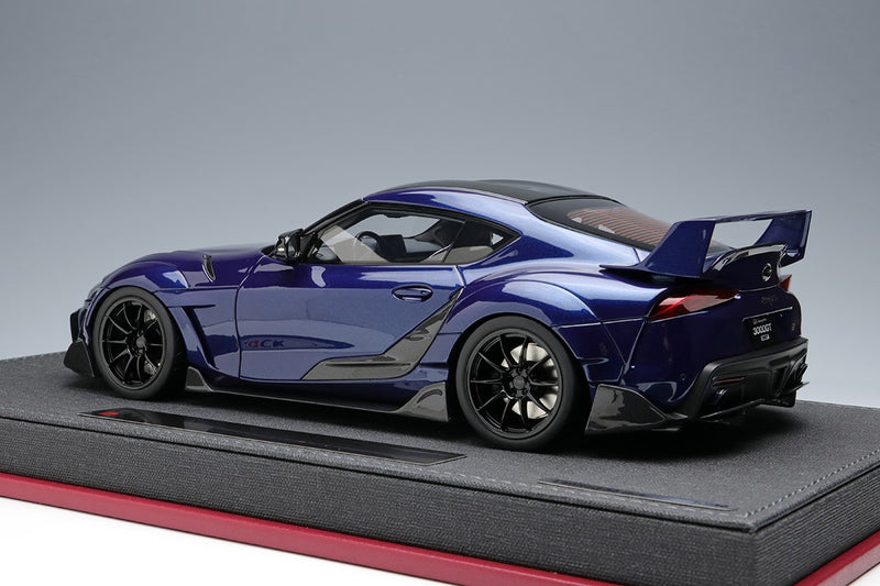 Make Up Co., Ltd / IDEA 1:18 Toyota GR Supra TRD 3000GT Concept Car 2019 in Deep Blue Metallic