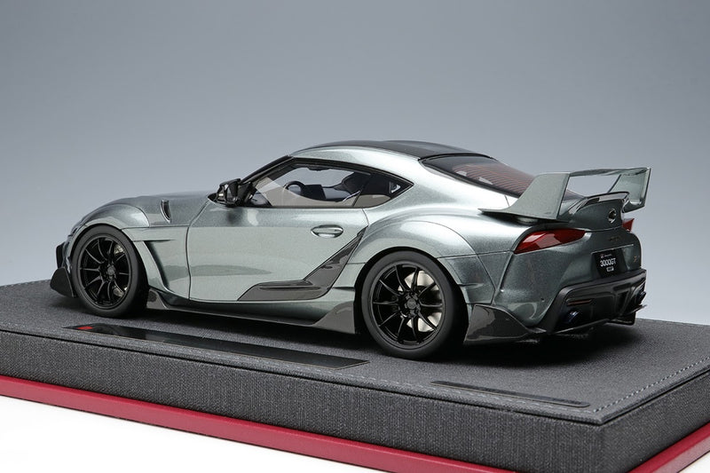 Make Up Co., Ltd / IDEA 1:18 Toyota GR Supra TRD 3000GT Concept Car 2019 in Ice Gray Metallic