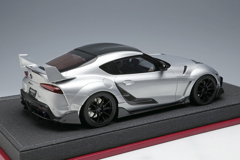 Make Up Co., Ltd / IDEA 1:18 Toyota GR Supra TRD 3000GT Concept Car 2019 in Silver Metallic