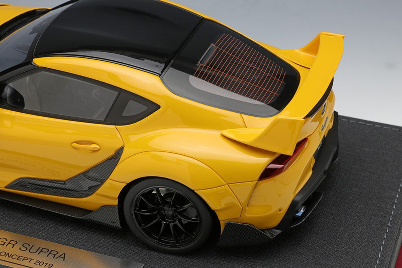 Make Up Co., Ltd / IDEA 1:18 Toyota GR Supra TRD 3000GT Concept Car 2019 in Lightning Yellow