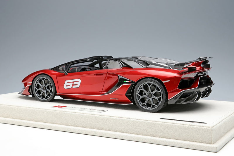 Make Up Co., Ltd / EIDOLON 1:18 Lamborghini Aventador SVJ 63 Roadster 2019 in Candy Red