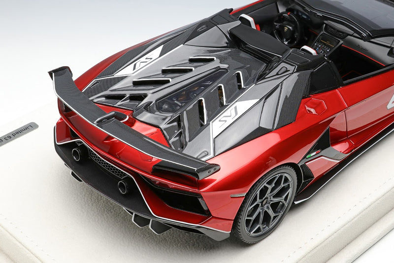 Make Up Co., Ltd / EIDOLON 1:18 Lamborghini Aventador SVJ 63 Roadster 2019 in Candy Red