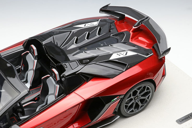 Make Up Co., Ltd / EIDOLON 1:18 Lamborghini Aventador SVJ 63 Roadster 2019 in Candy Red