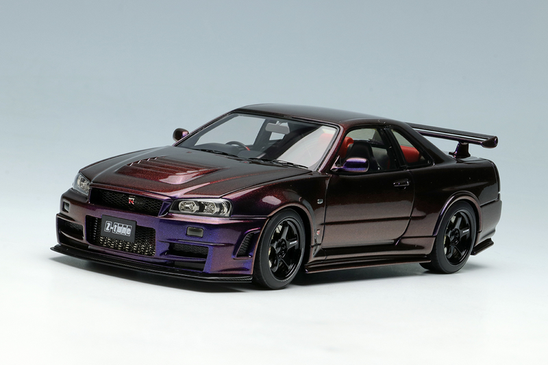 Make Up Co., Ltd / Eidolon 1:43 Nissan Skyline GT-R (R34) NISMO Z-tune 2004 Midnight Purple 3