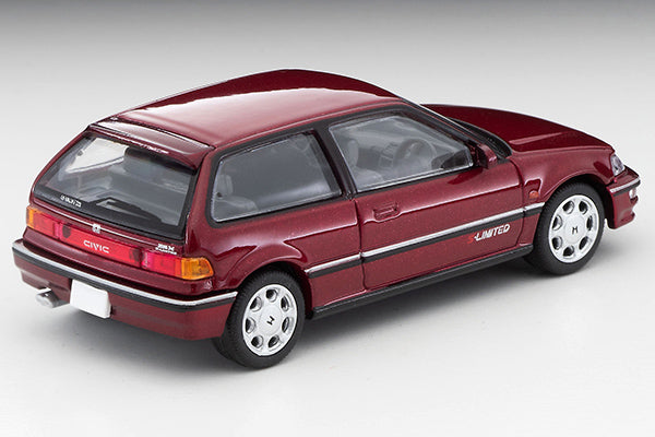 Tomytec 1:64 Honda Civic EF 25X / S Limited in Red Metallic