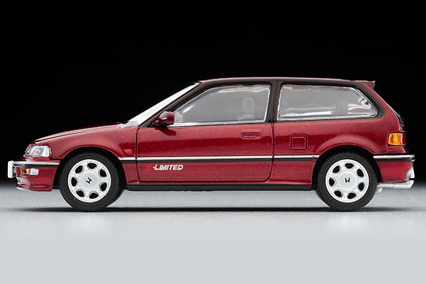 Tomytec 1:64 Honda Civic EF 25X / S Limited in Red Metallic