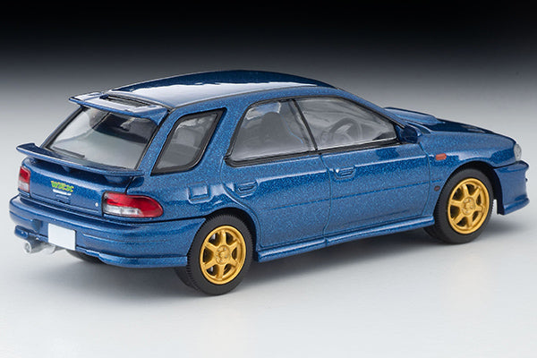 Tomytec 1:64 Subaru Impreza Pure Sport Wagon WRX STi Ver. VI Limited 1999 in Blue