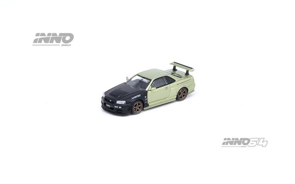 INNO64 1:64 Nissan Skyline GT-R (R34) M-SPEC NUR Tuned by NISMO Omori Factory