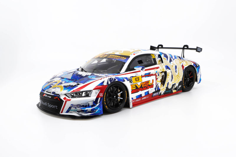 Pop Race 1/18 Audi R8 LMS Macau Grand Prix 2020 EVISU Marchy Lee