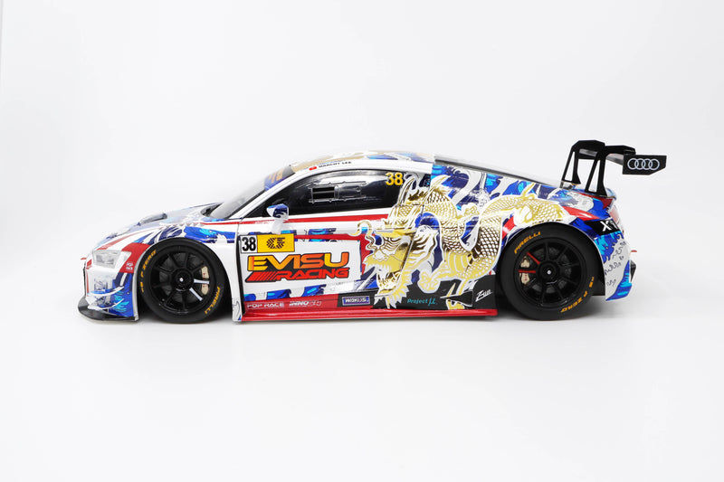 Pop Race 1/18 Audi R8 LMS Macau Grand Prix 2020 EVISU Marchy Lee