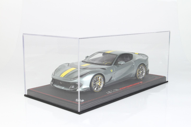 BBR Models 1:18 Ferrari 812 Competizione 2021 in Grey Coburn