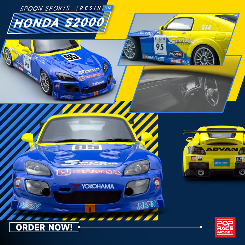 Pop Race 1/18 Honda S2000