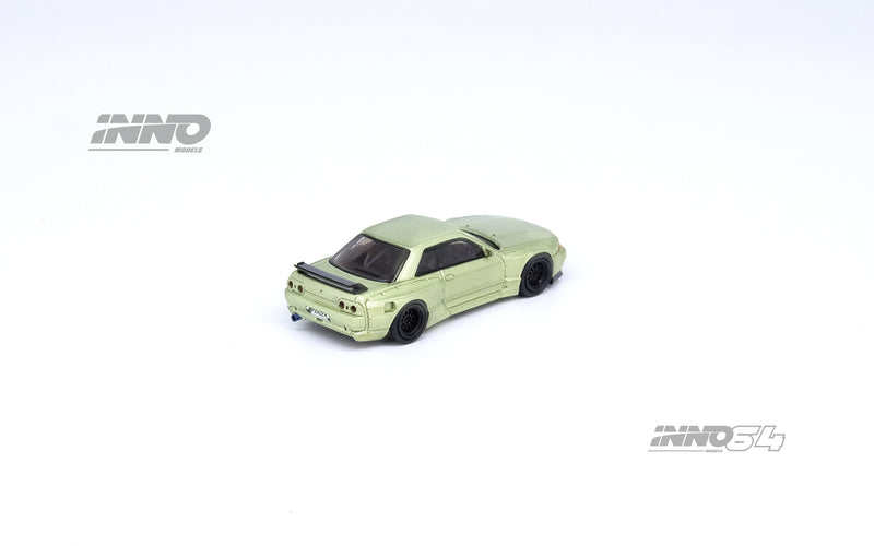 INNO64 1:64 Nissan Skyline GT-R (R32) Pandem Rocket Bunny in Milennium Jade