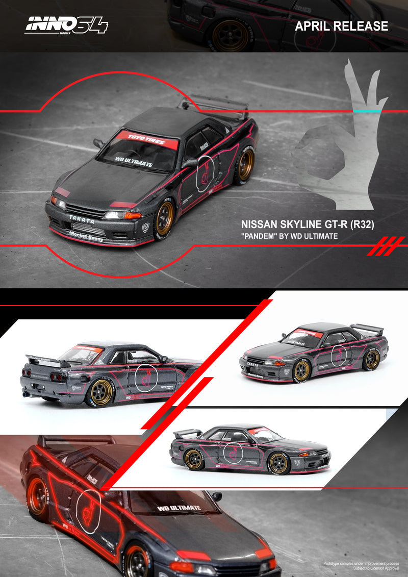 INNO64 1:64 Nissan Skyline GT-R R32 Pandem by WD Ultimate