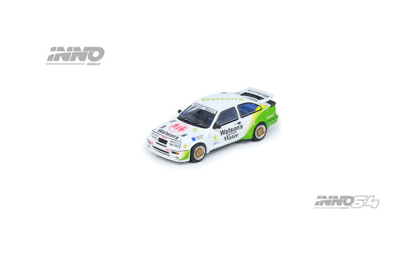 INNO Models 1:64 Ford Sierra Cosworth RS500 #8 "WATSON'S" Macau Guia Race 1989 Winner - Tim Harvey