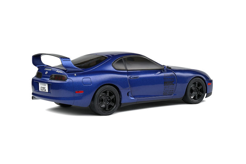 Solido 1:18 Toyota Supra MK4 (JZA80) 1993 StreetFighter Edition in Dark Blue