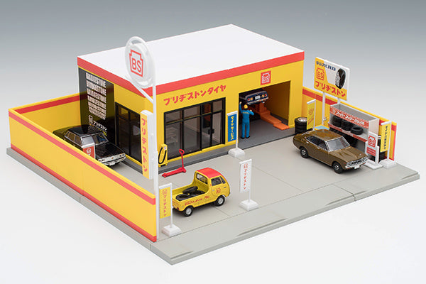 Tomytec 1:64 Tomicarama Tire Shop (Bridgestone Tire)