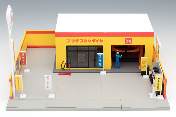 Tomytec 1:64 Tomicarama Tire Shop (Bridgestone Tire)