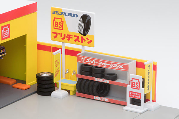 Tomytec 1:64 Tomicarama Tire Shop (Bridgestone Tire)