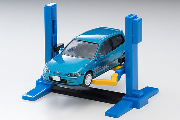 Tomytec 1:64 Tomicarama Car Lift Set and Honda Civic EG6 Car