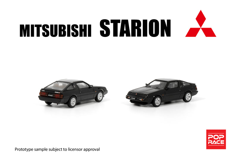 Pop Race 1/64 Mitsubishi Starion in Black