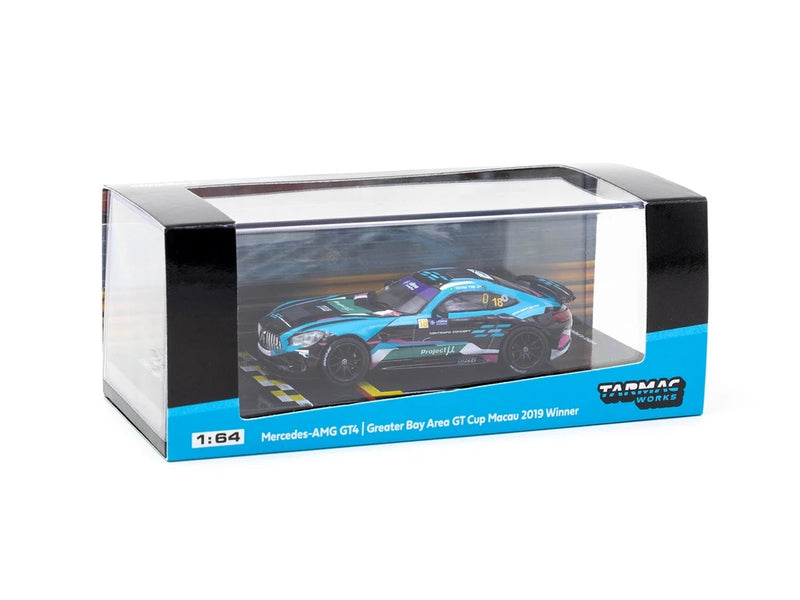 Tarmac Works 1:64 Mercedes-AMG GT4 Greater Bay Area GT Cup Macau 2019