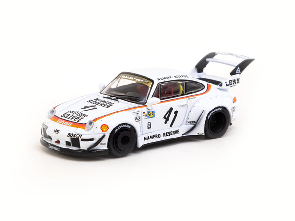 Tarmac Works 1:64 Porshe RWB 993 LBWK with Truck Packaging Singapore Special Edition