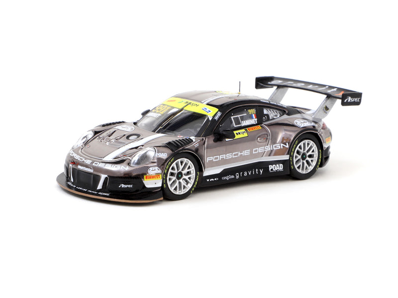 Tarmac Works 1:64 Porsche 911 GT3 R Macau GT Cup FIA GT World Cup 2018 Mathieu Jaminet