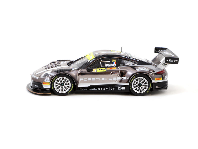 Tarmac Works 1:64 Porsche 911 GT3 R Macau GT Cup FIA GT World Cup 2018 Mathieu Jaminet