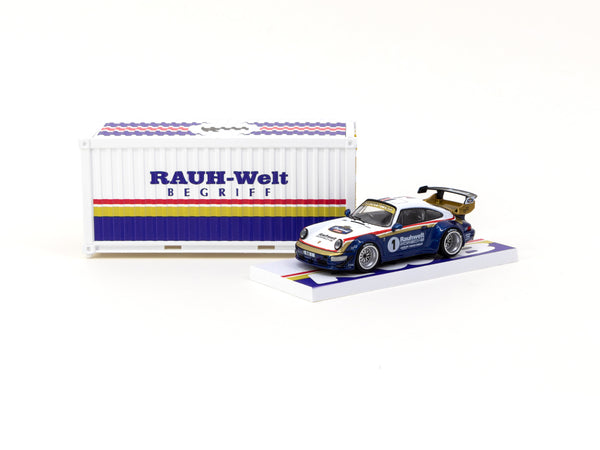 Tarmac Works 1:64 Porsche RWB 964 Waikato with Container