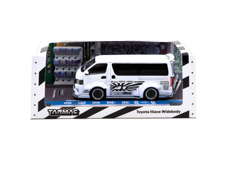 Tarmac Works 1:64 Toyota Hiace Widebody White