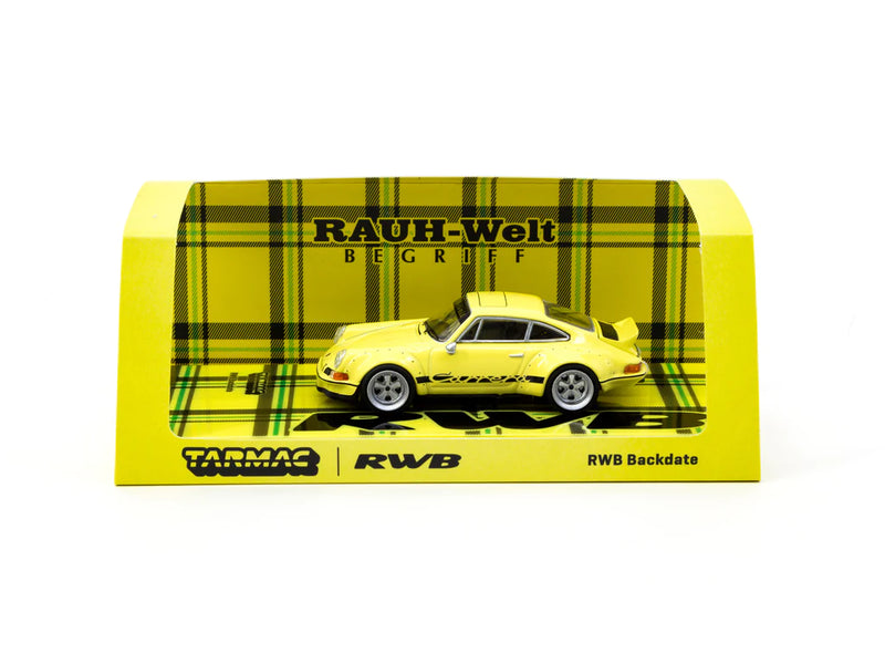 Tarmac Works 1:64 Porsche RWB Backdate in Yellow