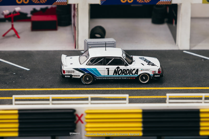 Tarmac Works 1:64 Volvo 240 Turbo, ETCC Zolder 1986 Winner, Johnny Cecotto / Thomas Lindström